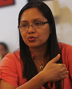 Tubay Mayor Sadeka Garcia-Tomaneng. Mindanews Photo by Ruby Thursday More