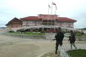 Ampatuan's capitol in Shariff Aguak, Maguindanao, now abandoned. MindaNews file photo by Froilan Gallardo