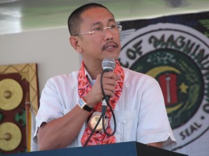 Mangudadatu delivers his State of the Province Address. MindaNews photo by H. Marcos C. Mordeno