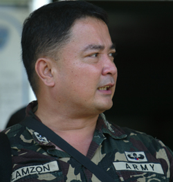 Relieved 30th Infantry Battalion commander Lt. Col. Erwin Rommel P. Lamzon. Mindanews File Photo by Keith Bacongco