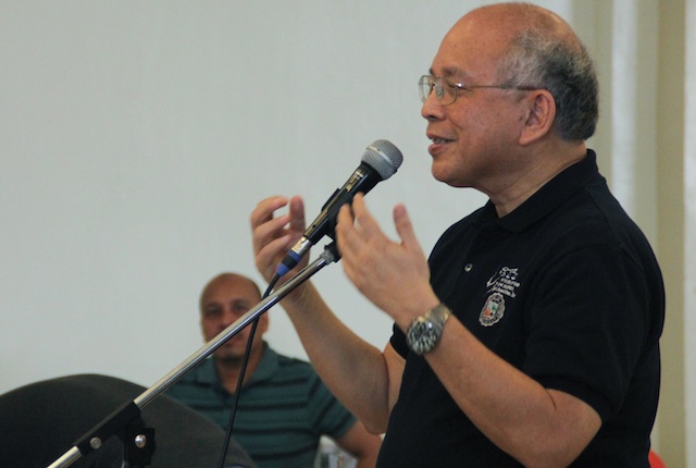 Fr. Joel Tabora, SJ, President of the Ateneo de Davao University. MindaNews photo by TOTO LOZANO