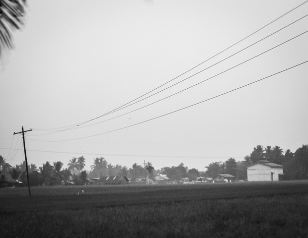 Haze over a ricefield near the national highway in Kabacan, North Cotabato on October 23.