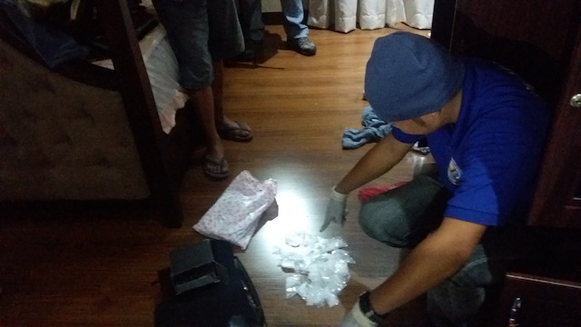 Packs of suspected shabu seized in a dawn raide in Isulan, Sultan Kudarat province on Saturday, July 30 2016. Photo courtesy of Sultan Kudarat Police