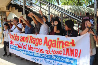 In iligan City, students joined professors at the Mindanao State University-Iligan Institute of Technology in Friday's protest. Photo courtesy of Silahis campus paper 