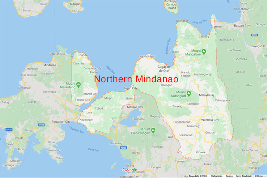 29northernmindanao map