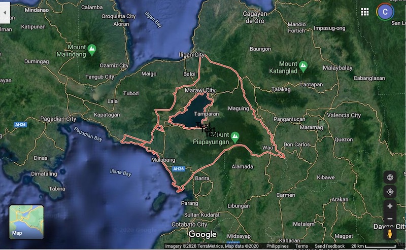 Lanao  del  Sur  Marawi the only areas in the country under 