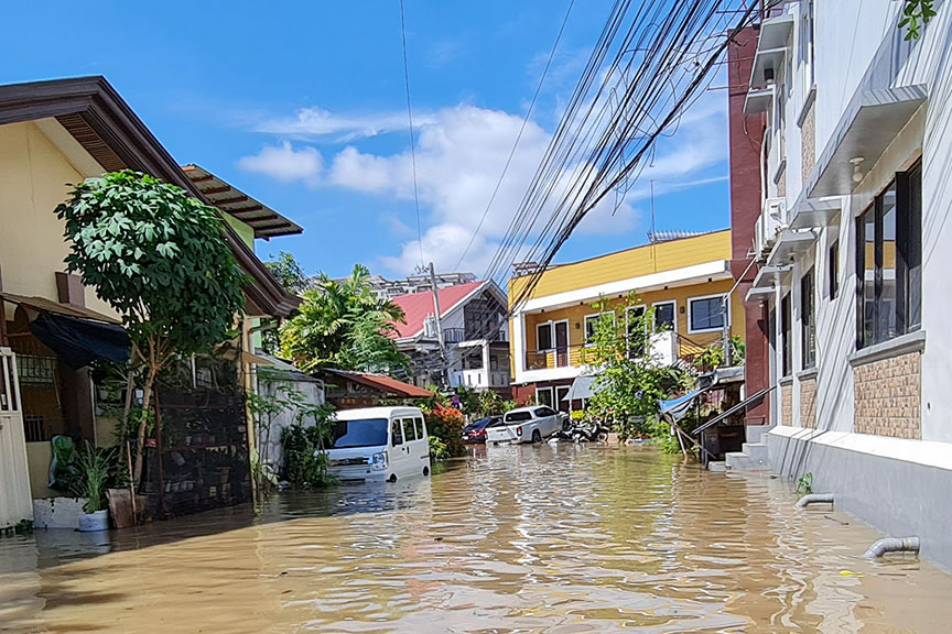 850 families displaced due to flooding in Davao City