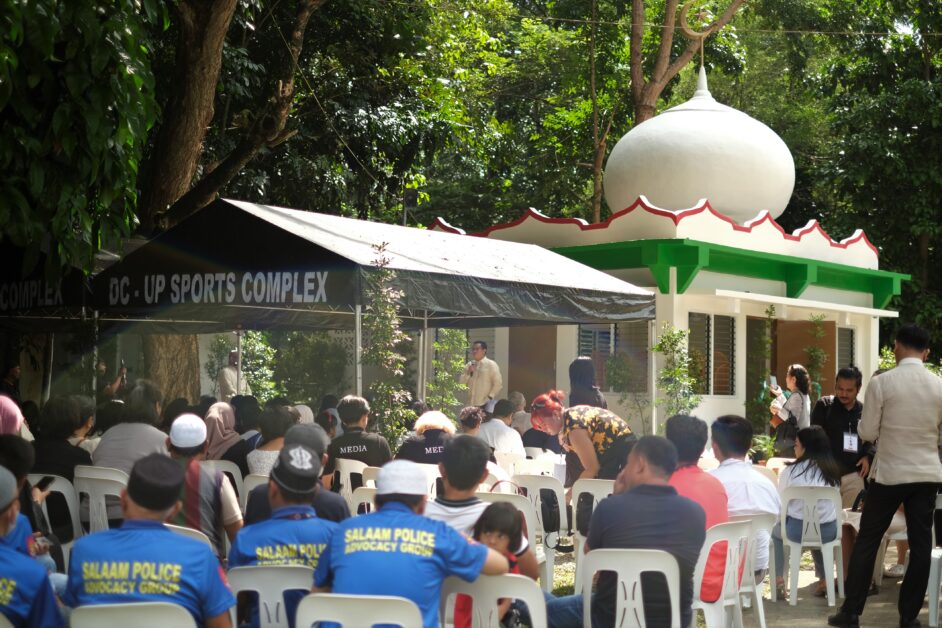 The Inauguration of UP Mindanao Masjid with President Angelo Jimenez delivering his welcome remarks