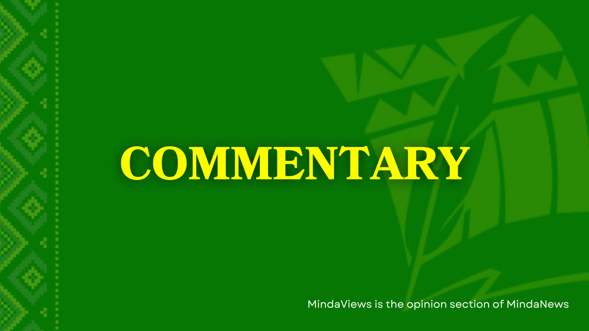 column commentary mindaviews