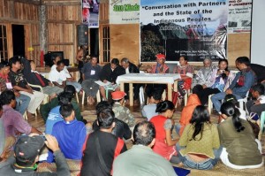 Lumads on Monday gather at the Peace Hall in Lantapan, Bukidnon for the State of the Indigenous Peoples Address (SIPA). Photo by LRC-KsK